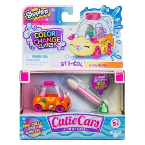 Shopkins Cutie Cars Series 3 Colour Change Cuties Toy Car Vehicle Speed Camera