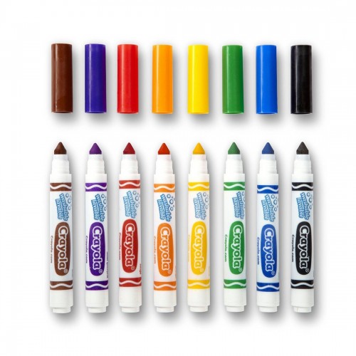 Crayola Super Tips 50 Rotuladores Fine Line Washable Markers Watercolor  Children Painting Writing Art Supplies Pens