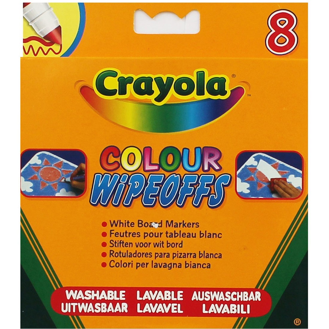 Buy Crayola Wipeoffs White Board Markers Wide Tip Set of 8 - Crayola,  delivered to your home | TheOutfit