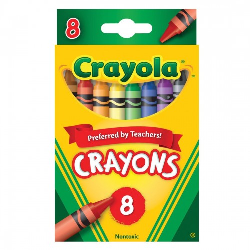 Crayola Coloured Crayons Set of 8