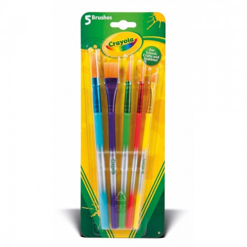 Shop Crayola Paintbrushes Set of 5 - Crayola, delivered to your home | TheOutfit