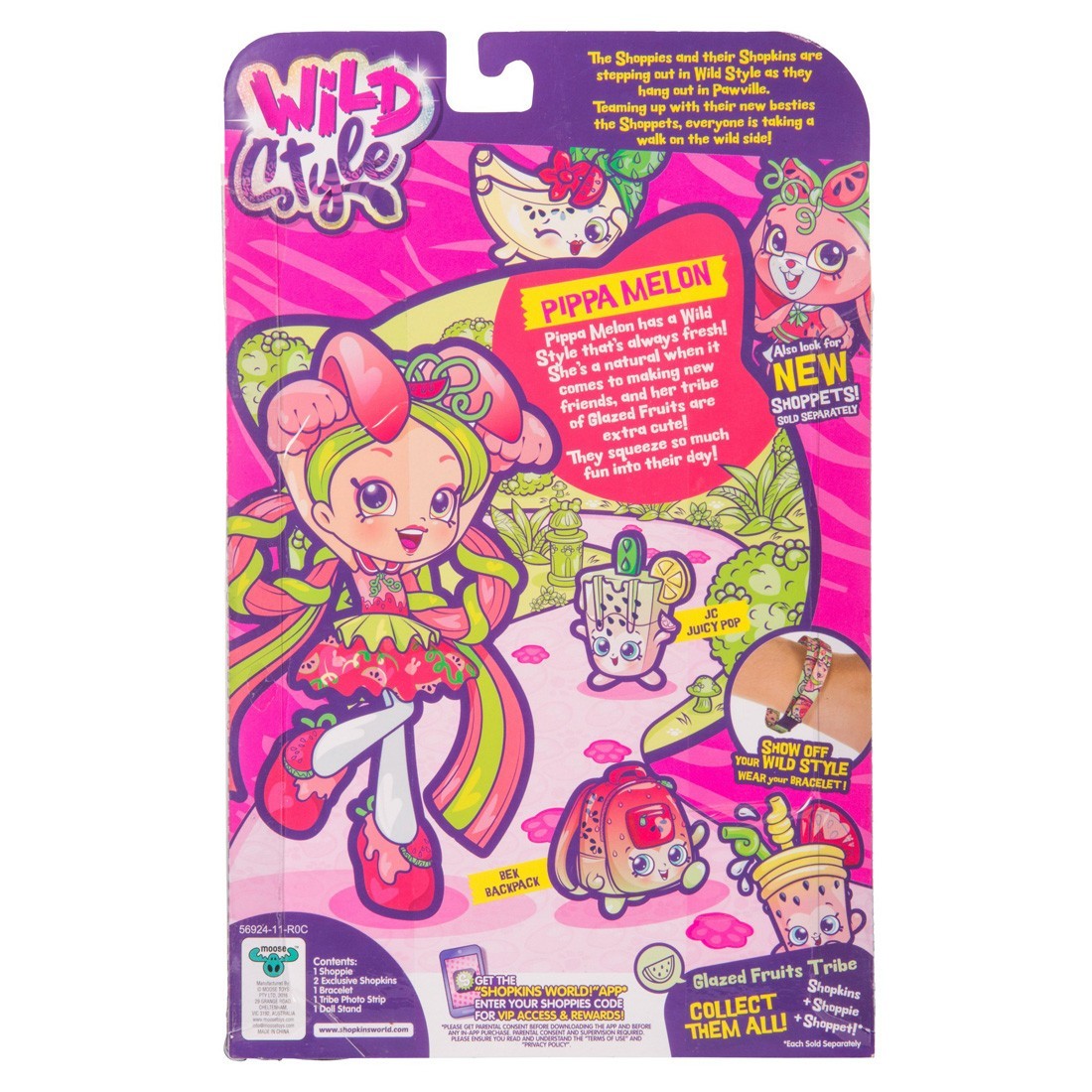 Shop Shopkins Wild Style Shoppies Doll - Pippa Melon - Shopkins, delivered  to your home | The Outfit