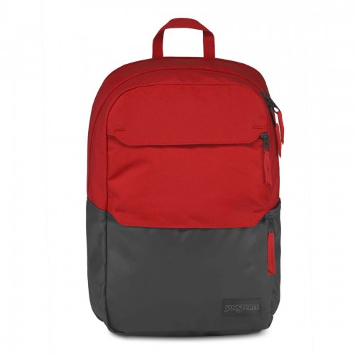 dark red jansport backpack