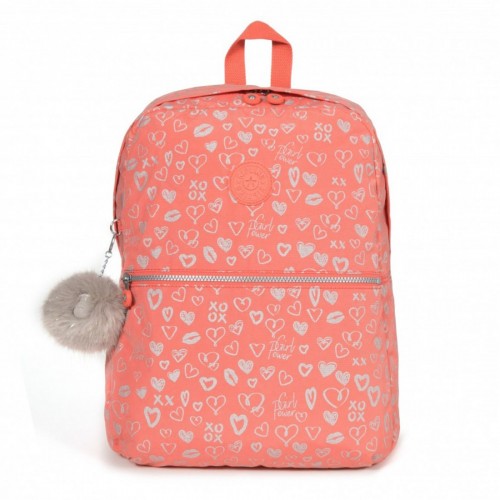 Order Kipling Emery Backpack - Hearty Pink Met - Kipling, delivered to your  home | TheOutfit