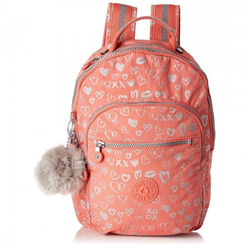 Shop Kipling SEOUL GO S Children's Backpack - Hearty Pink Met - Kipling,  delivered to your home | TheOutfit