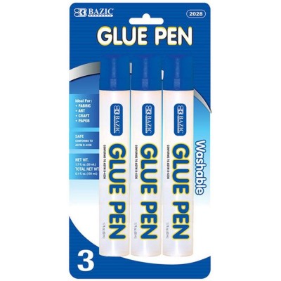 BAZIC Glue Pen Set of 3