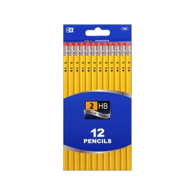 BAZIC No.2 Yellow Pencil...