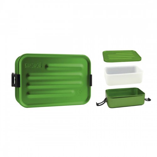 Buy Sigg Metal Lunch Box Plus Small Green - Sigg, delivered to your home |  The Outfit