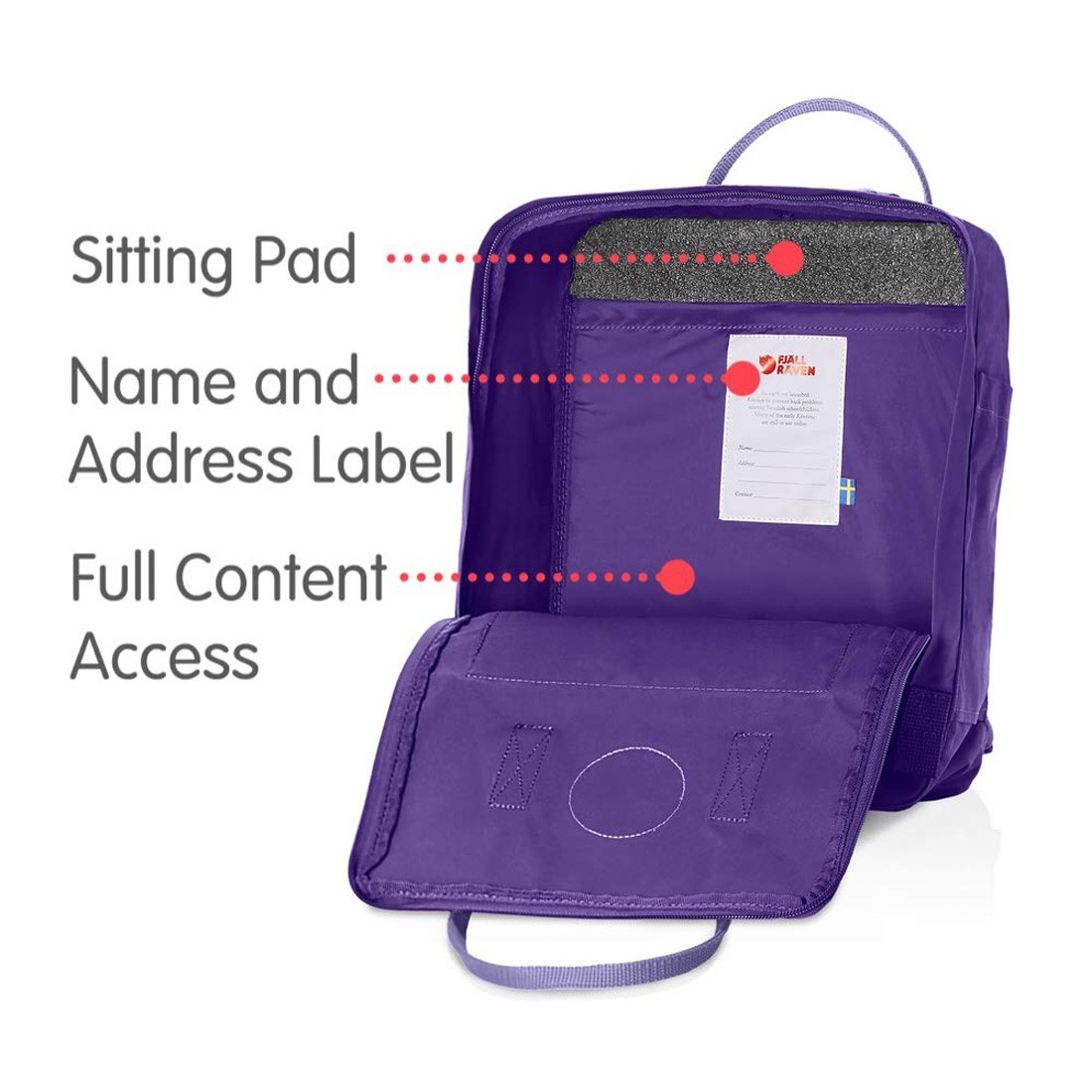 Order Fjallraven Kanken Classic Backpack - Purple Violet - Fjallraven,  delivered to your home | TheOutfit