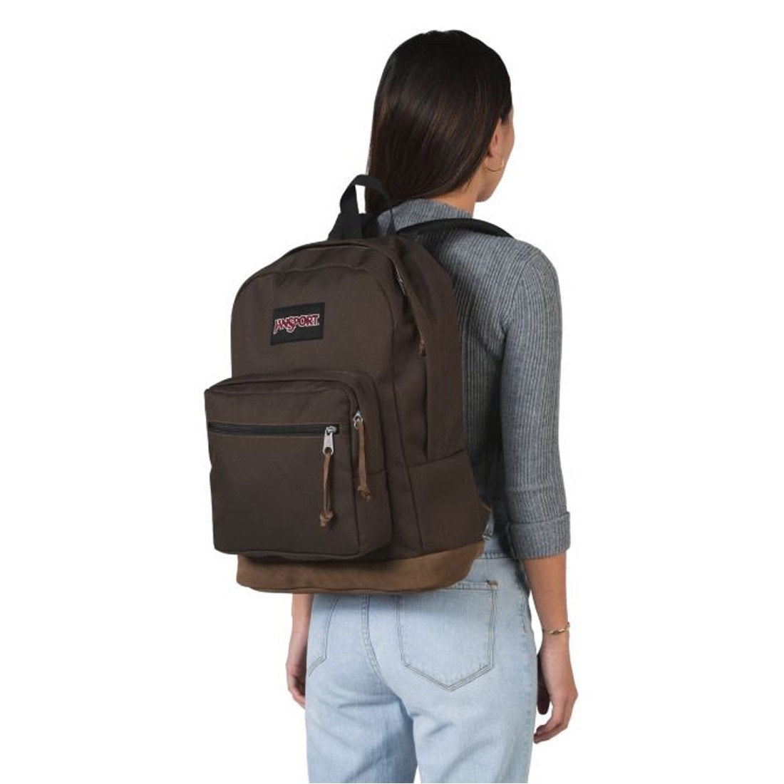 JS00TYP754K JanSport Right Pack Coffee Bean Backpack w/ 15" Laptop Sleeve 