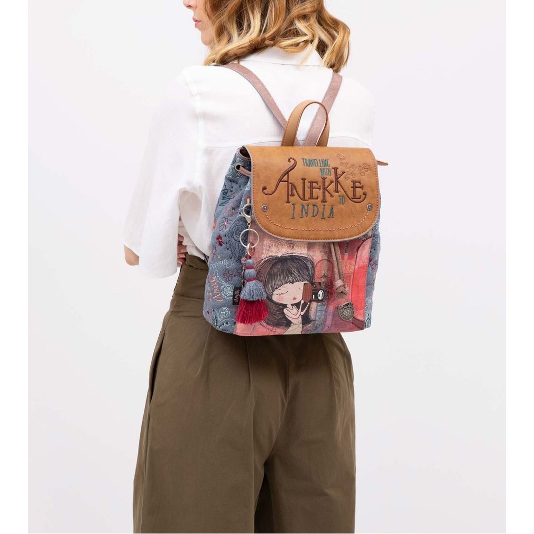 Order Anekke Backpack with Flap - India Collection - Anekke, delivered to  your home | TheOutfit