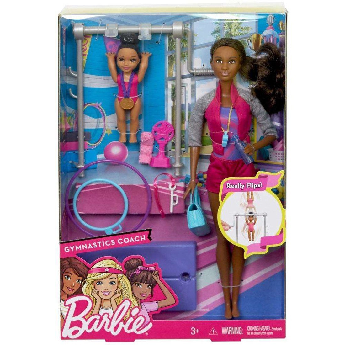 barbie careers gymnastics coach