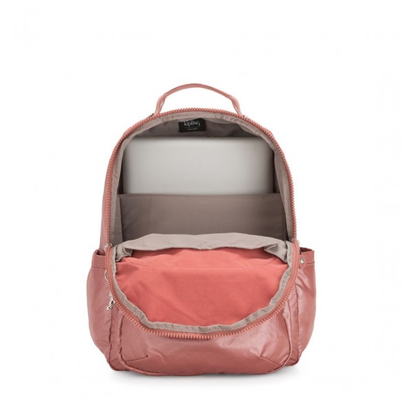 Order Kipling Seoul Large backpack with Laptop Protection - Metallic Rust -  Kipling, delivered to your home | The Outfit