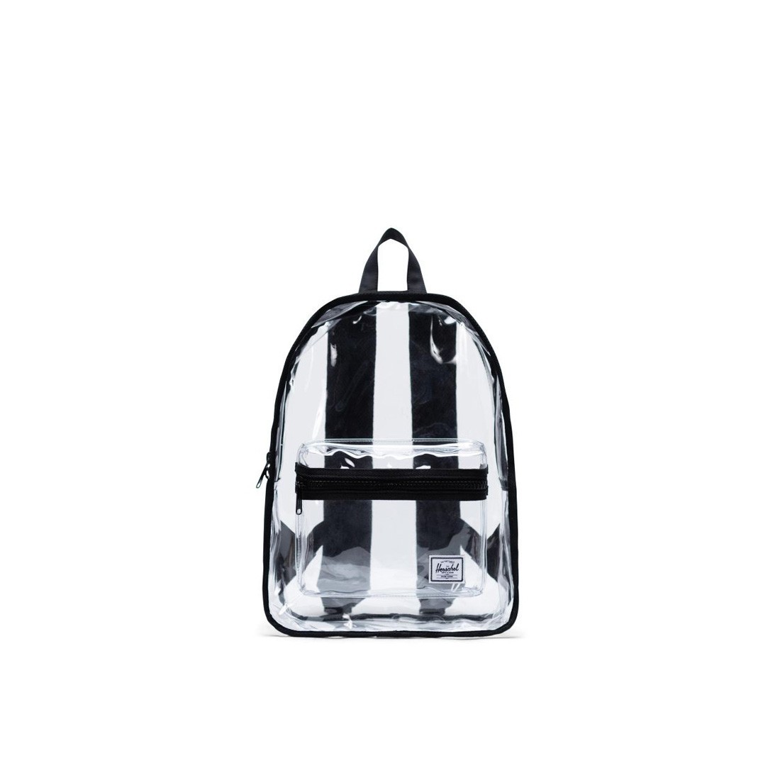 Shop Herschel Classic Backpack Mid-Volume - Black/Clear - Herschel ...