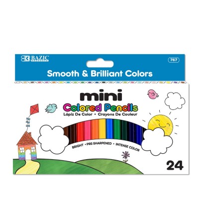 BAZIC 24 Mini Color Pencil