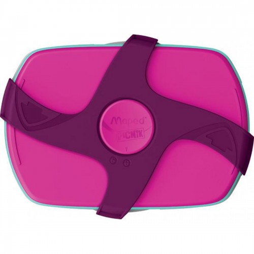  Maped Picnik Concept Leakproof Lunch Box, One Size, Pink: Home  & Kitchen