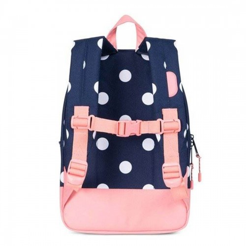 Shop Herschel Heritage Youth Backpack - Peacoat Polka Dot/Strawberry Ice  Rubber - Herschel, delivered to your home | TheOutfit