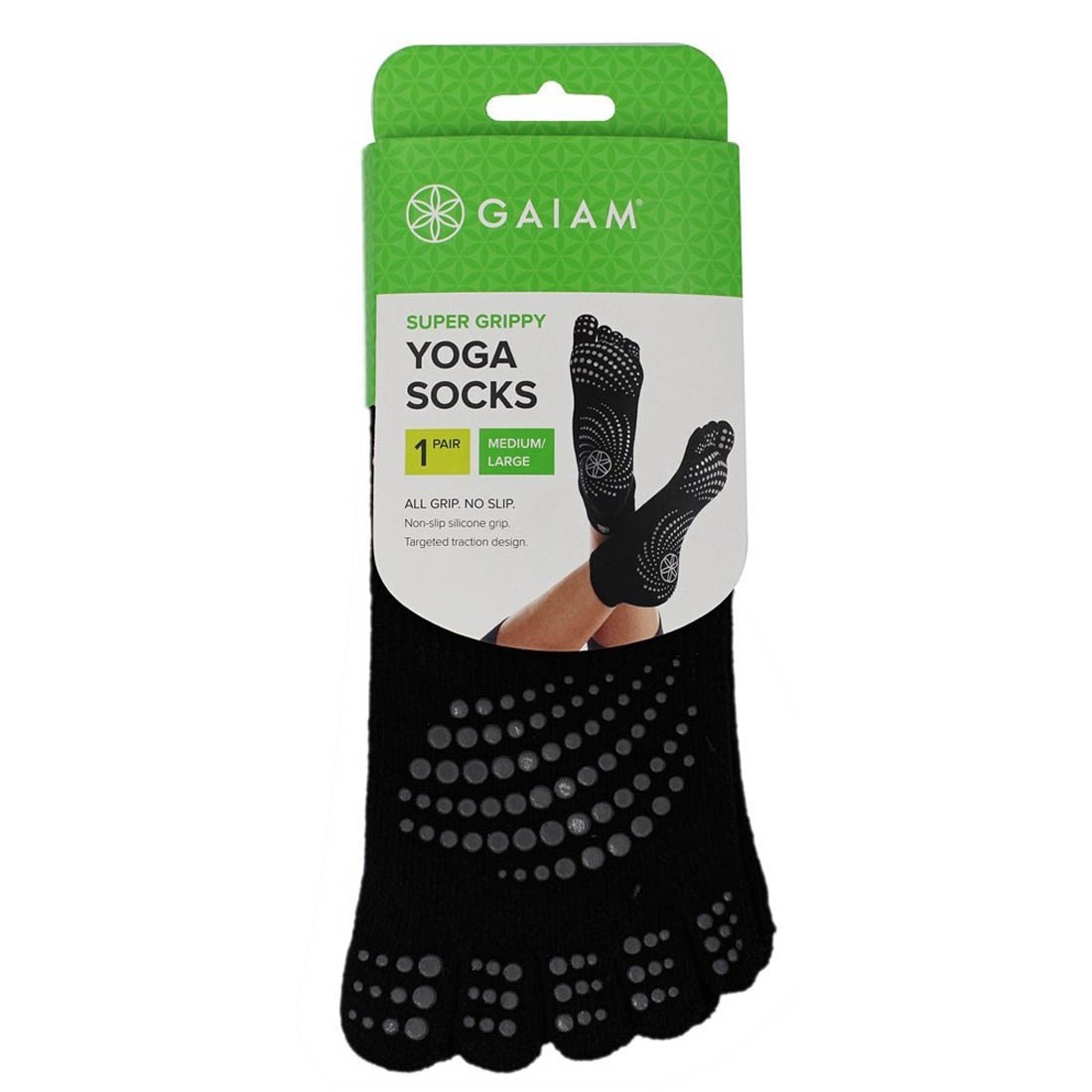 Order GAIAM Greppy Yoga Socks -M/L - GAIAM, delivered to your home
