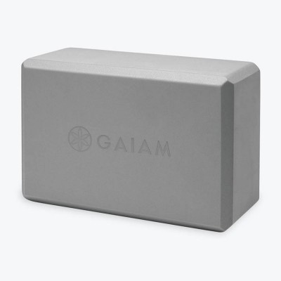 GAIAM Grey Yoga Block