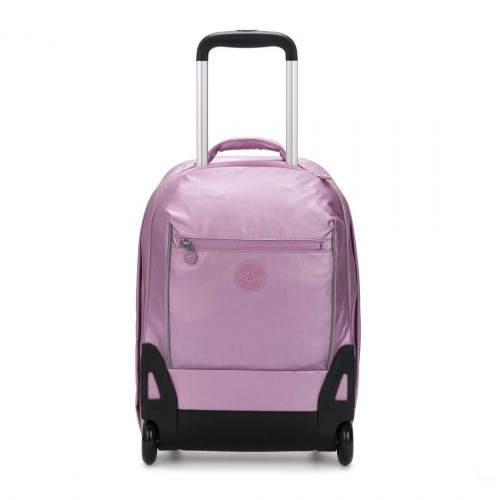 Shop Kipling Wheeled Backpack Sari Metallic Berry - Kipling, delivered ...