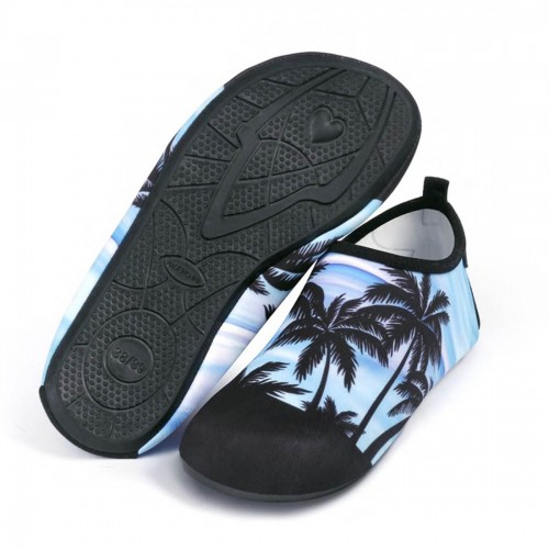 Aqua Coconut Blue Beach Shoes