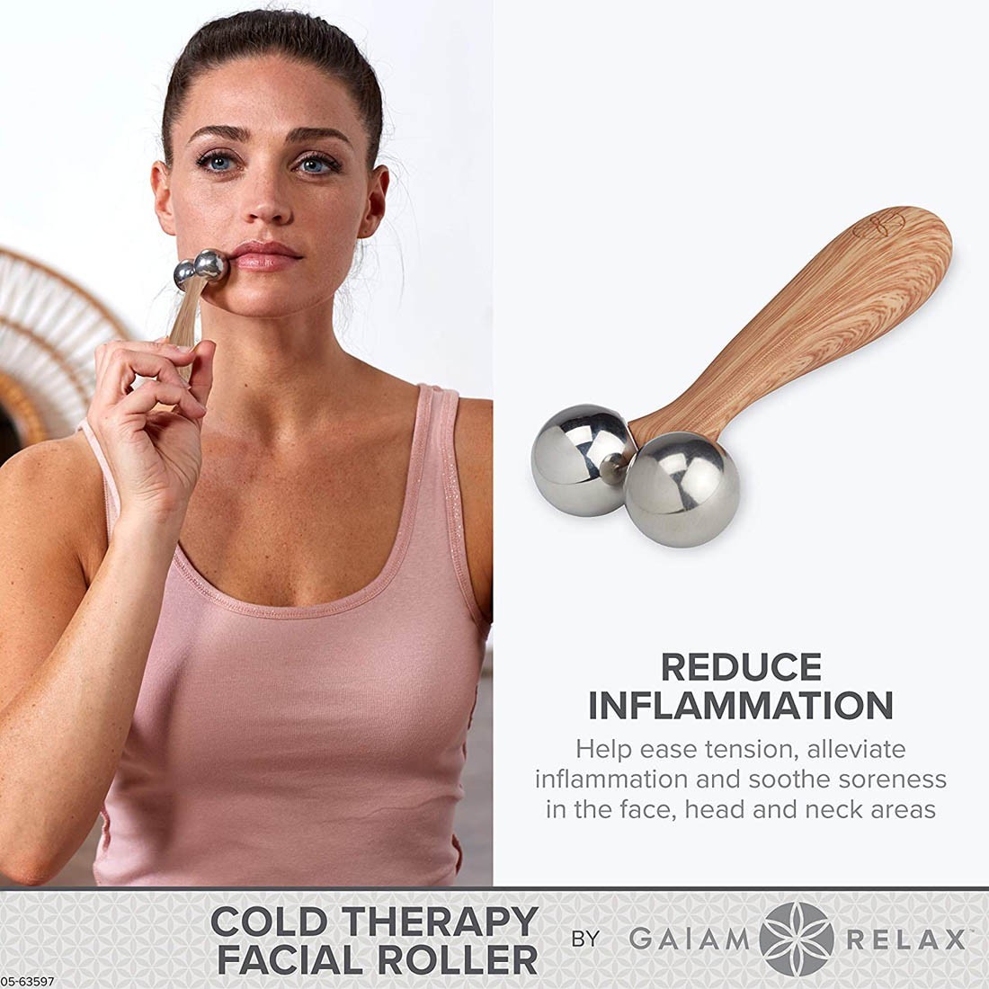 Order GAIAM Relax Cold Therapy Facial Roller - GAIAM, delivered to your  home