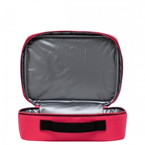 Herschel Pop Quiz Lunch Box - Rouge Red & Black Sparkle - NWT Kids School  Bag