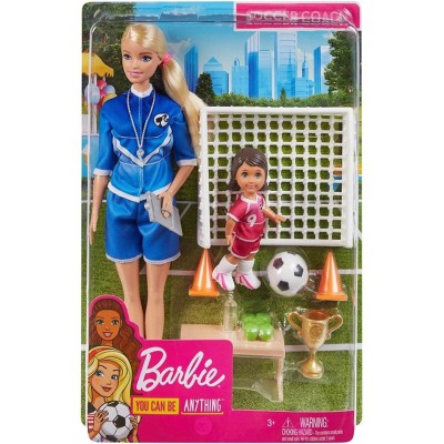 Barbie Soccer Coach Playset...