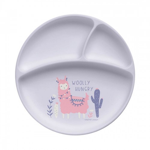 Buy Stephen Joseph Silicone Baby Plate Llama - Stephen Joseph, delivered to your home | TheOutfit
