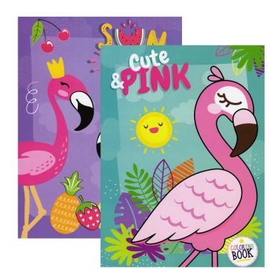 BAZIC Flamingo Coloring Book