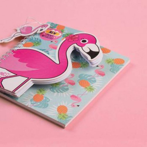 Mofakera Trendy Wire Notebook Flamingo