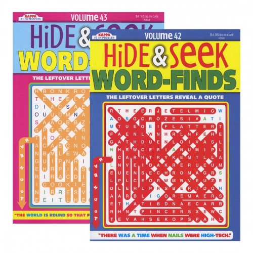 Buy BAZIC KAPPA Hide & Seek Word Finds Puzzle Book - BAZIC, delivered to your home | TheOutfit