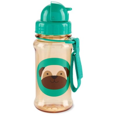 Skip Hop Zoo Straw Bottle Pug