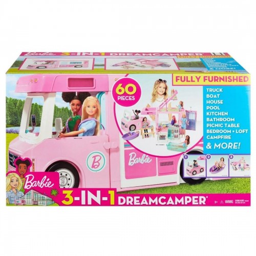 Barbie 3-in-1 Dream Camper Vehicle...