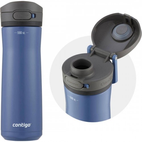 Order Contigo Jackson Stainless Steel Water Bottle Chill 590 ml Blue Corn -  Contigo, delivered to your home | TheOutfit
