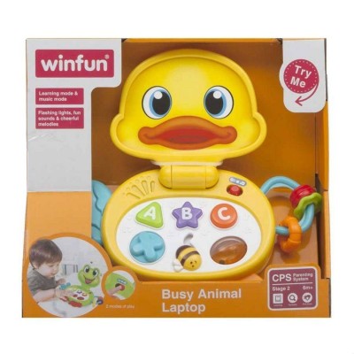 Winfun Busy Animal Laptop Duck