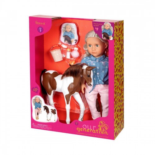 Our Generation Yanira Doll With Horse