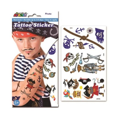 Avenir Pirate Tattoo Stickers