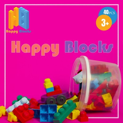 Happy Blocks 40 Pieces