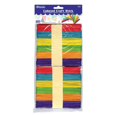 BAZIC Colored Craft Stick