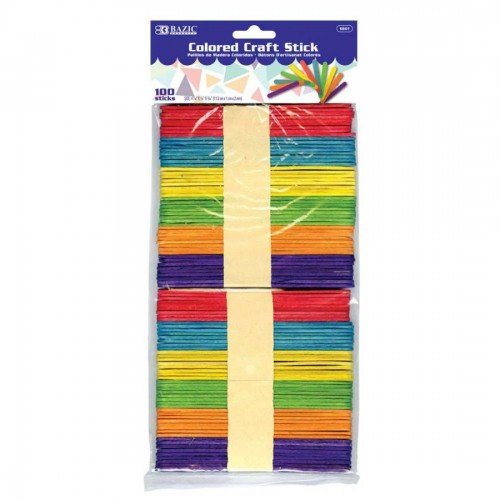 BAZIC Colored Craft Stick