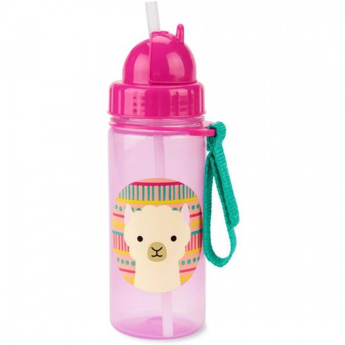 Skip Hop Zoo Straw Water Bottle Llama