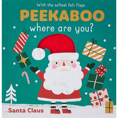 Peekaboo Santa Claus