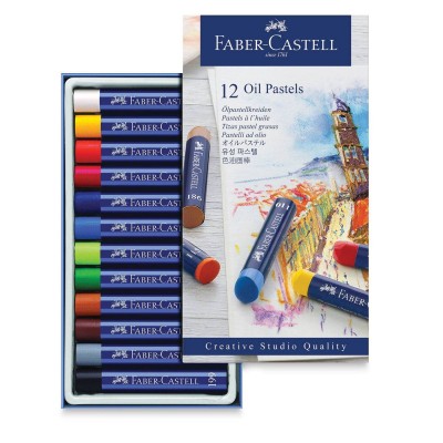 Faber Castell 12 Oil Pastels