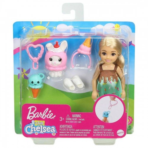 Buy Barbie Club Chelsea Dress-Up Doll in Ice Cream Dress - Barbie ...