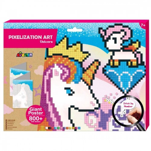 Avenir Pixelation Art Unicorn