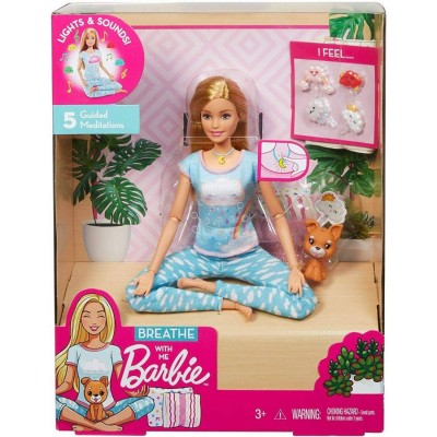 Barbie Blonde Doll Breathe...