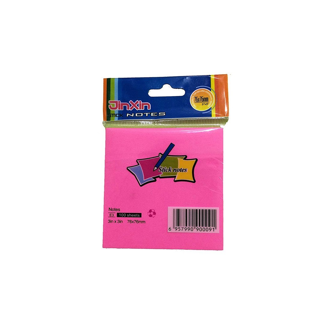 50039, Post-It Pink Sticky Note, 76mm x 76mm