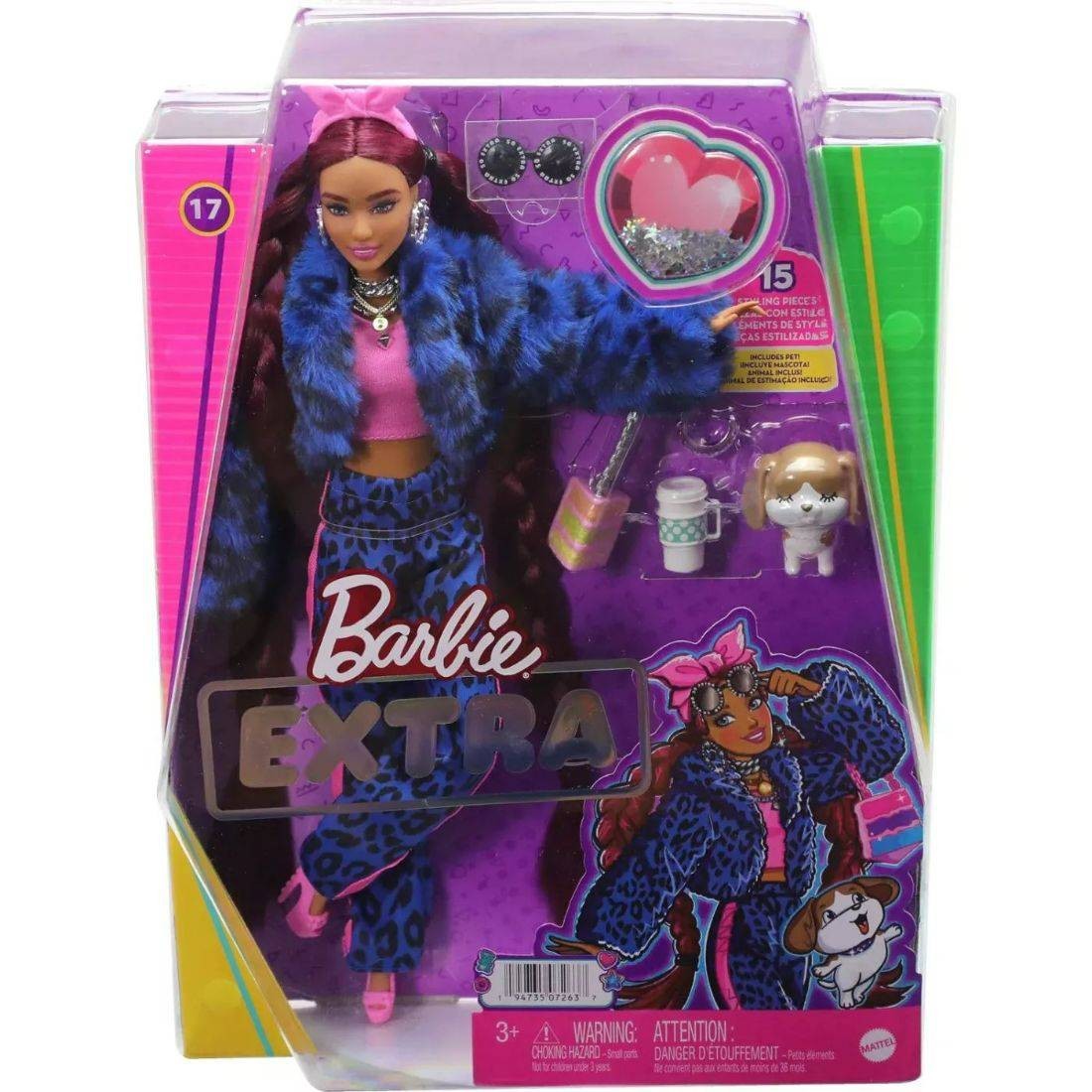 Order Barbie Extra Doll With Blue Leopard Track Suit - Barbie ...