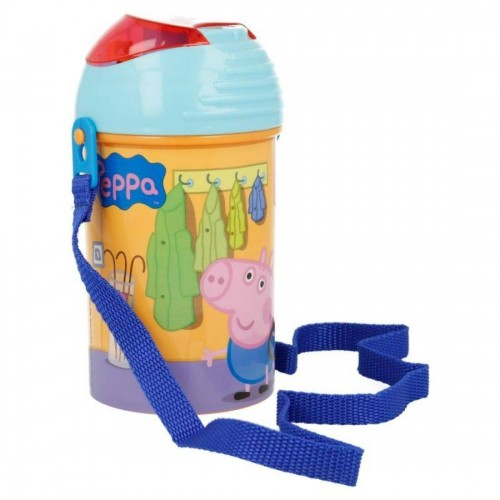 Tritan children's bottle PEPPA PIG, 620 ml., Pink
